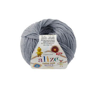 COTTON GOLD HOBBY NEW 87 - угольный серый 305 фото