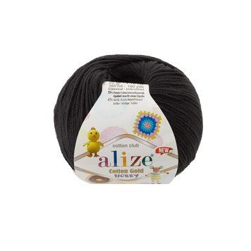 COTTON GOLD HOBBY NEW 60 - черный 305 фото