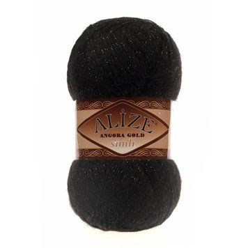 ANGORA GOLD SİMLİ 60 - черный 107 фото