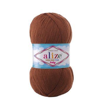 COTTON GOLD FINE BABY 493 - каштановый 286 фото
