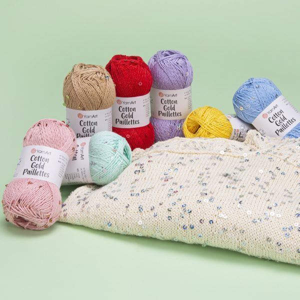 Cotton Gold Paillettes 7104 Cotton Gold Paillettes 7104 фото