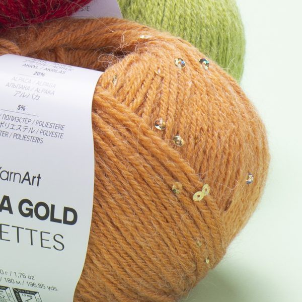 Alpaca Gold Paillettes 9302 Alpaca Gold Paillettes 9302 фото