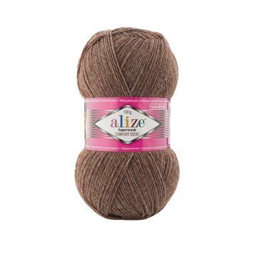 SUPERWASH COMFORT SOCKS 240 - коричневый меланж 220 фото