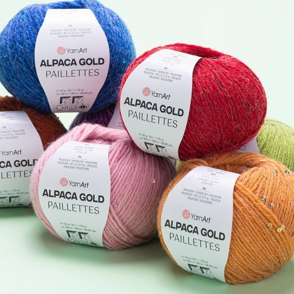 Alpaca Gold Paillettes 9307 Alpaca Gold Paillettes 9307 фото