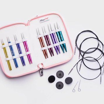 47425 Набір укорочених знімних спиць Zing KnitPro (10см) 47425 фото
