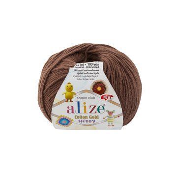 COTTON GOLD HOBBY NEW 493 - коричневый 305 фото