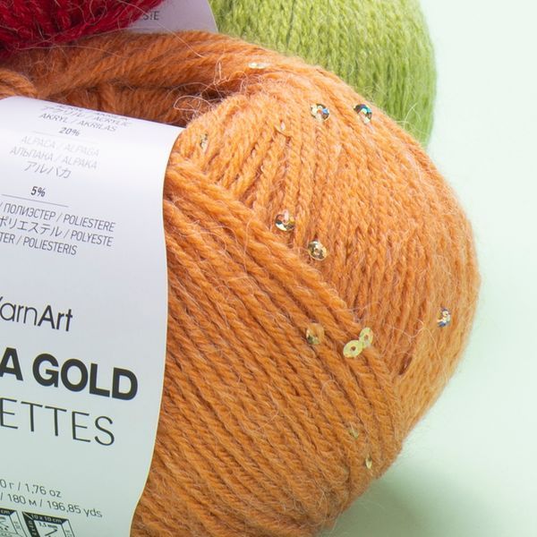 Alpaca Gold Paillettes 9312 Alpaca Gold Paillettes 9312 фото