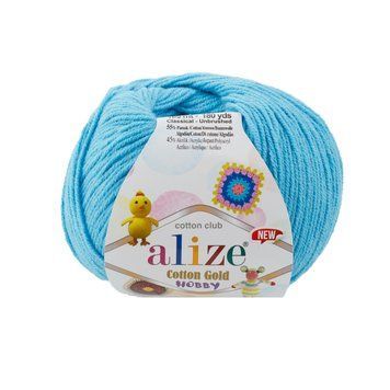 COTTON GOLD HOBBY NEW 287 - светло-бирюзовый 305 фото