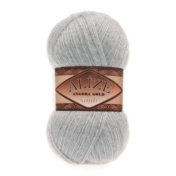 ANGORA GOLD SİMLİ 21 - серый 107 фото