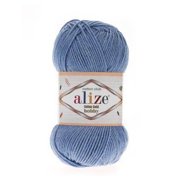 COTTON GOLD HOBBY 374 - голубой меланж 271 фото